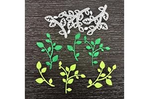 CPEI Leaf Metal Cutting Dies Stencils Plants Leaves Embossing Metal Die Cuts Template Molds for Card Making Paper Scrapbooking Album Crafts Thanksgiving Christmas Birthday Card Décor