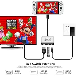 Switch Dock for Nintendo Switch/OLED Switch,3-in-1
