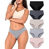 BAMBOO COOL Womens Underwear Breathable Mesh Moisture-Wicking Briefs, Soft & Lightweight Panties