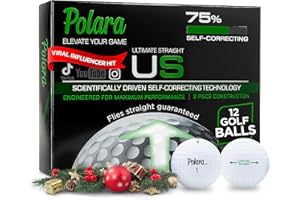 Polara Ultimate Straight, Extra Spin, Extra Distance, and Extra Distance & Spin Premium Golf Balls | Hook and Slice Correctio