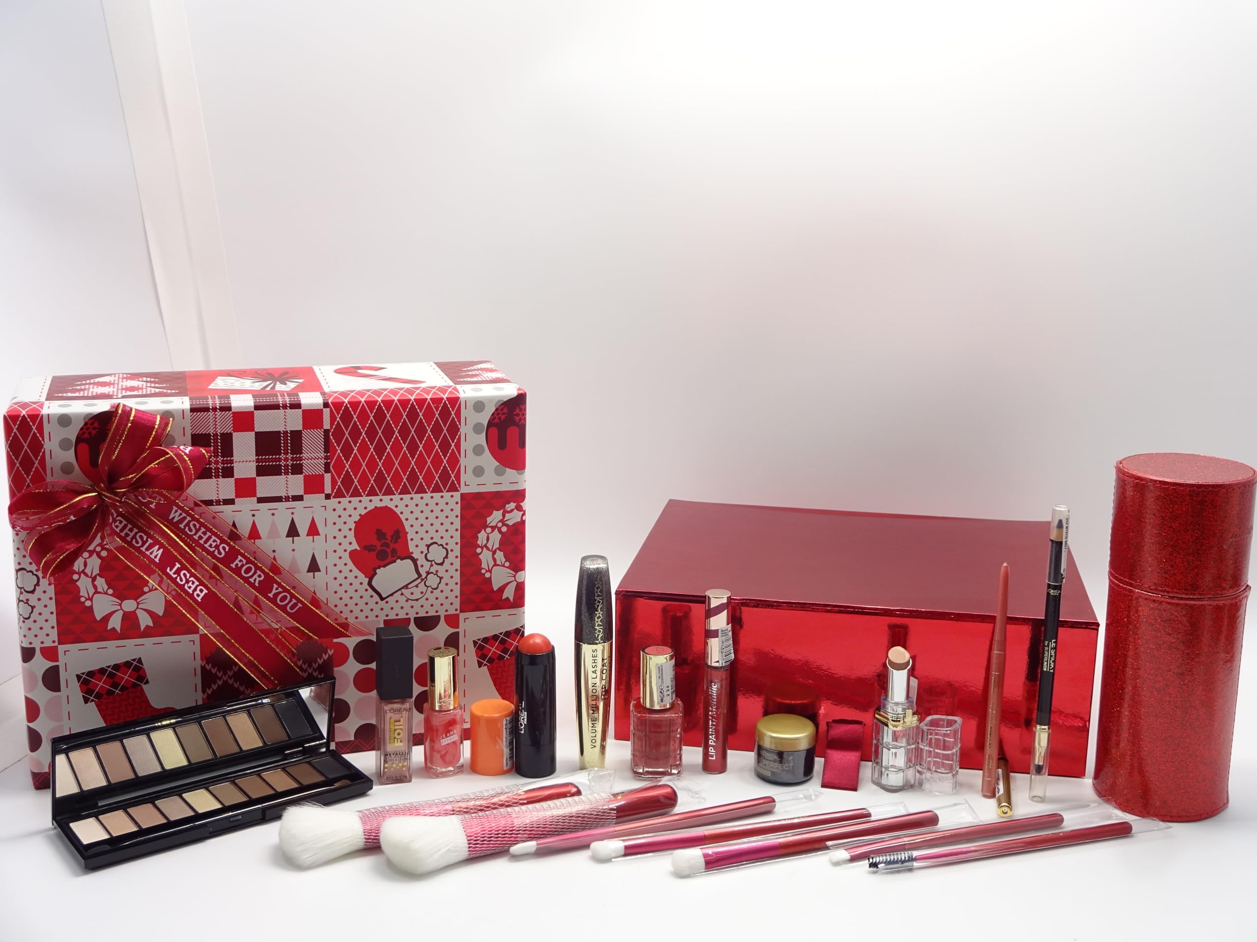 Make Up Glam Gift Bag, Mix Brands, L'Oreal, Maybelline, NYC, Rimmel London, 8pc Mix Brands Make Up Gift Bag + Free Eyeshadow