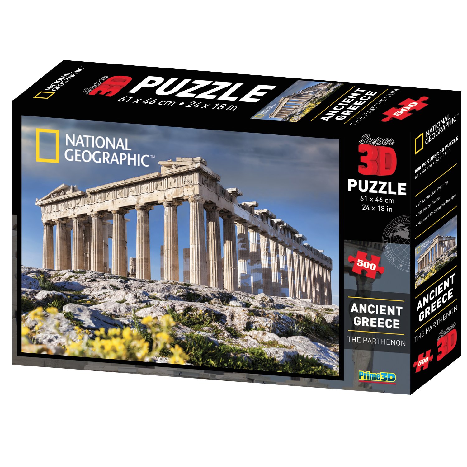 3d puzzle parthenon