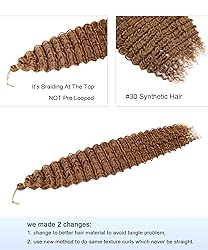 Curly Crochet Hair 30 Inch Curly Braiding Hair 1