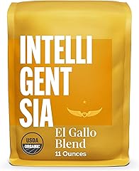 Intelligentsia Coffee, USDA Organic Light Roast Whole Bean Coffee, 100% Arabica Coffee - El Gallo Blend 11 Ounce Bag