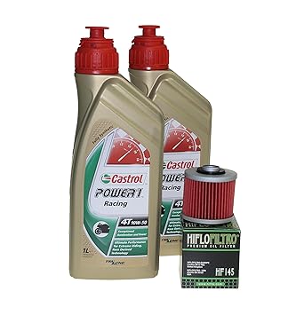 Cambio de aceite Set 2 litros Castrol SAE 10 W de 50 Power 1 Racing 4T