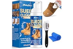 MiotuHome Suede Shoe Cleaner, Suede Cleaner with 4-Side Suede Brush, Shoe Cleaner Kit for All Colors Boots, Trainer, Leather