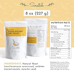Scratch Gold Yeast - Instant Dry Yeast for a Rapid