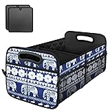 Deosk Collapsible Car Organizer with 6 Pockets, 50L