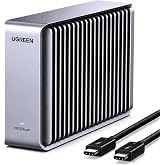 UGREEN 80Gbps M.2 NVMe SSD Enclosure(SSD Not Included) | Aluminum Double-Sided Fin Heat Dissipation, Slient External Case Works with Mac M1-M5 Pro/Max Thunderbolt5/4/3/USB4/3.2/3.0