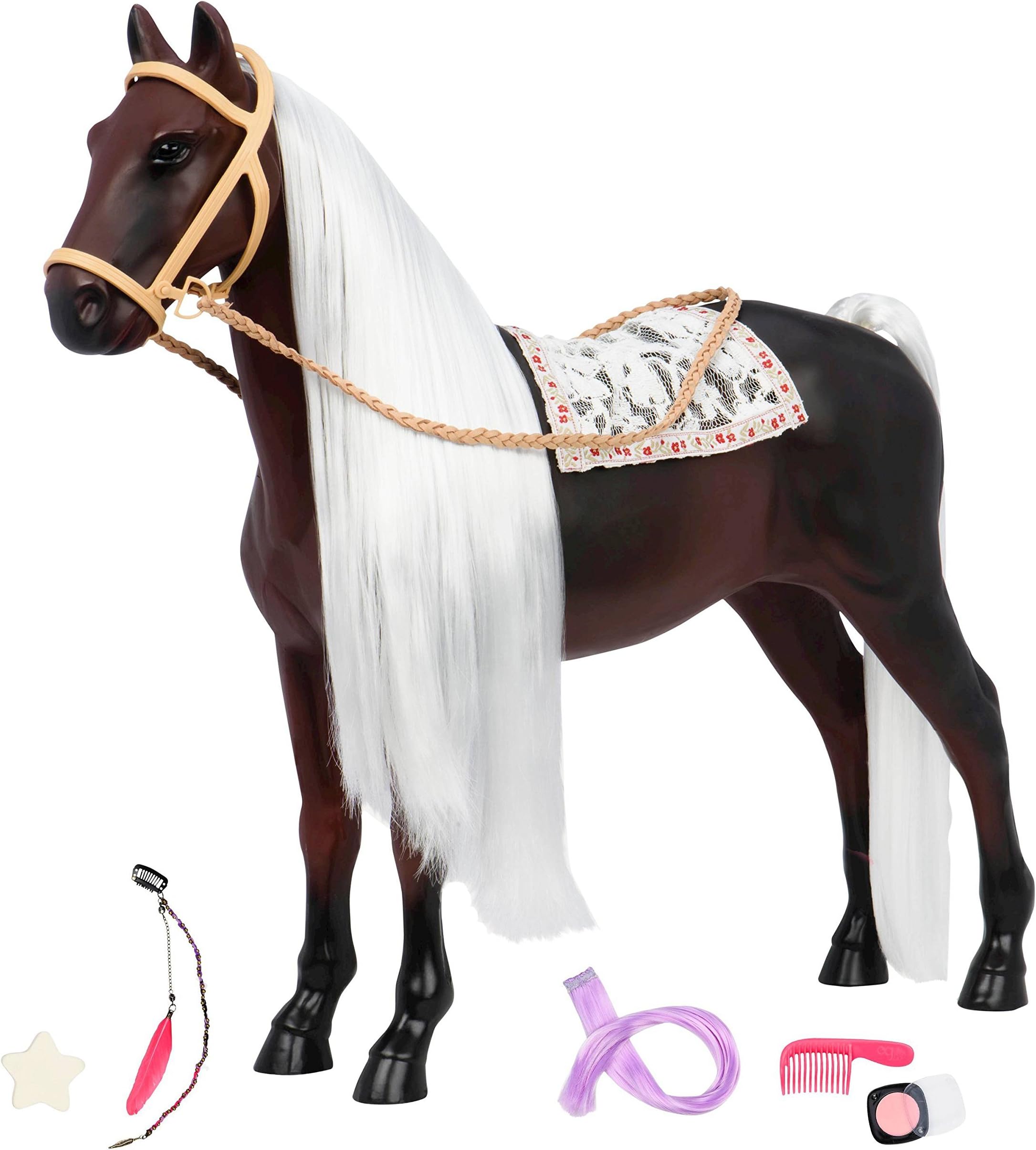 Our Generation Horse - Hair Play Glitter Rocky Mountain