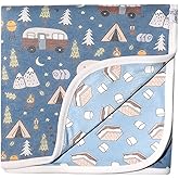 Copper Pearl Bridger Three-Layer Blanket: Soft Quilts for Boys & Girls | Breathable, Cozy Toddler Blanket | Newborn Quilt | 46x46 Premium Polyester/Rayon