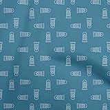 oneOone Viscose Jersey Gray Fabric Christmas Sewing