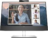 HP E24mv G4 23.8" Full HD IPS Monitor Webcam Mic Speakers USB Hub HDMI DP VGA view 2
