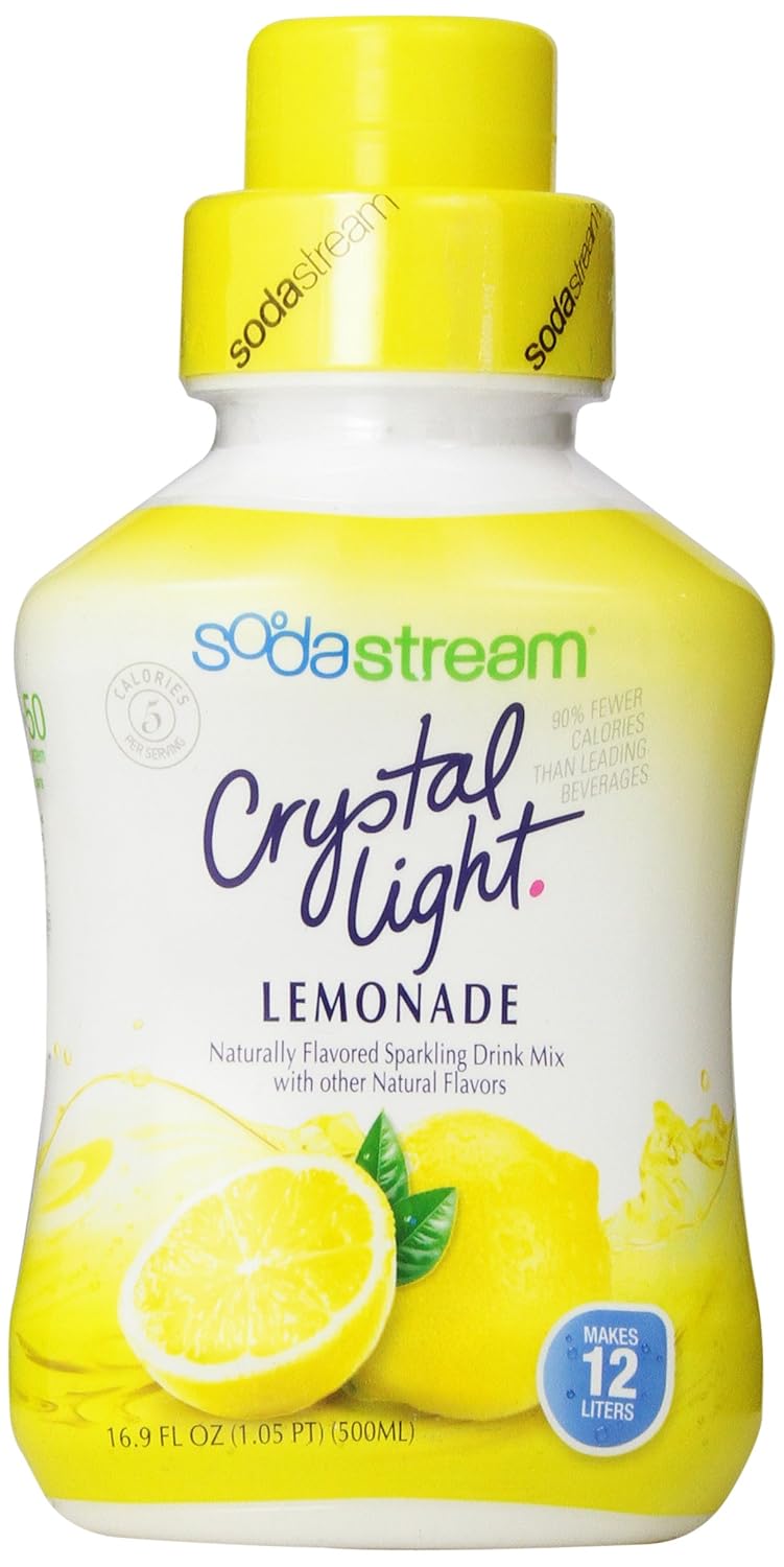 SodaStream Crystal LightLemonade 500mlMakes 12Litres of Soda Amazon