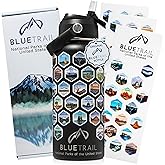 BlueTrail National Parks Water Bottle with Stickers