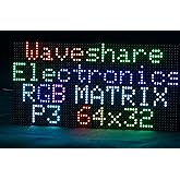 RGB LED Matrix Panel 64×32, 2048 DOTS Pixels 3mm Pitch,Compatible with Arduino/Raspberry Pi Pico/ESP32,Allow Displaying Text,