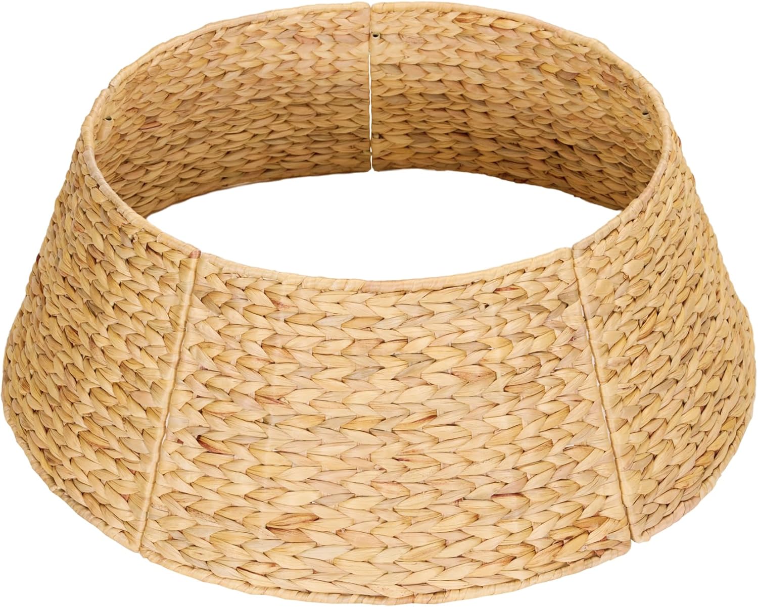 Tree Stands - StorageWorks 26 Inch Christmas Tree Collar, 5-Piece Durable Christmas Tree Base Cover for Artificial Trees, Handcrafted Wicker Christmas Tree Skirt for Christmas Tree Decor, Large