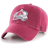 47 NHL Team Color Alternate Primary Logo Clean Up Adjustable Cap Dad Hat, Adult One Size Fits All