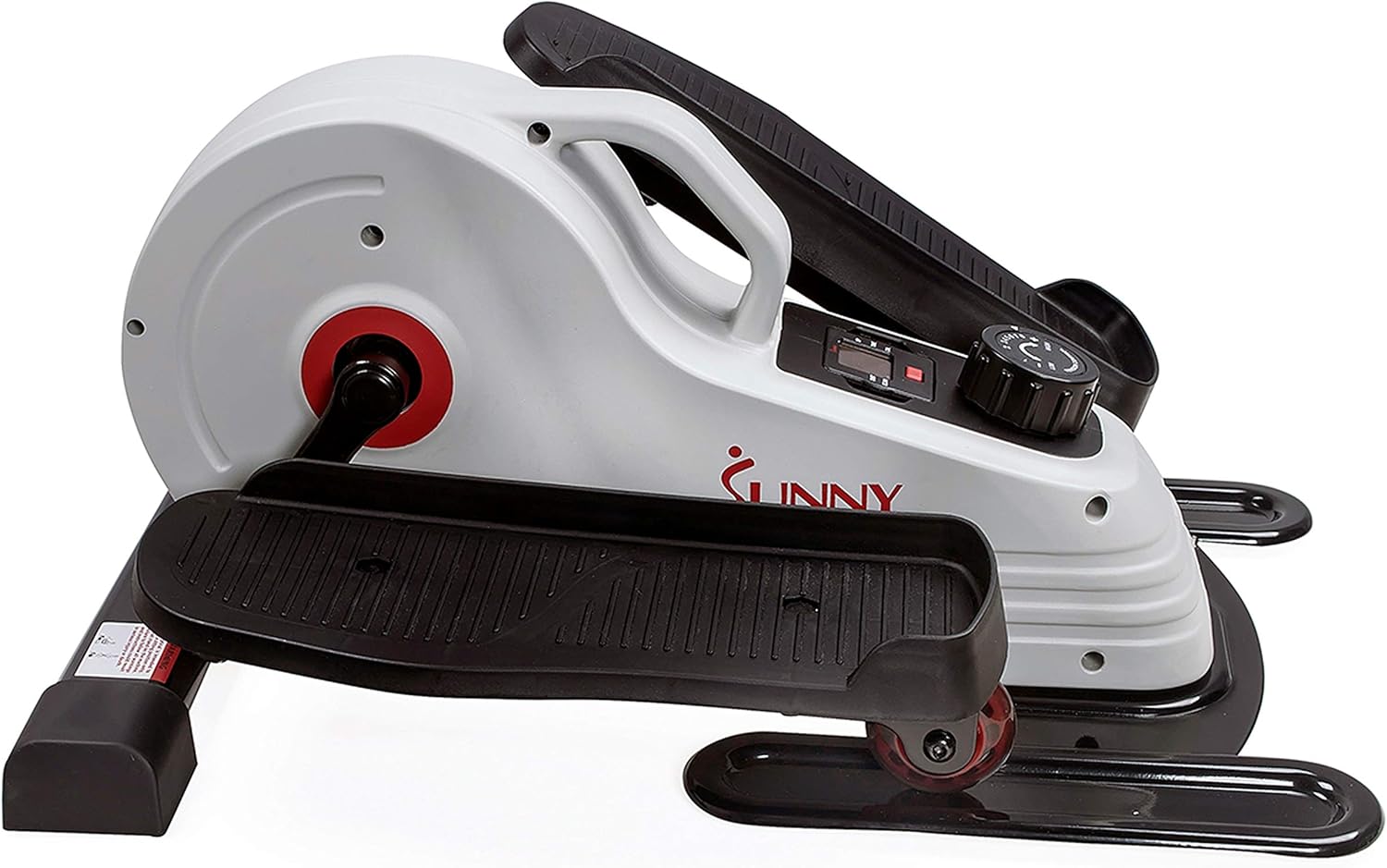 Sunny Health & Fitness Fully Assembled Magnetic Under Desk Elliptical – SF-E3872, Grey : Sports & Outdoors