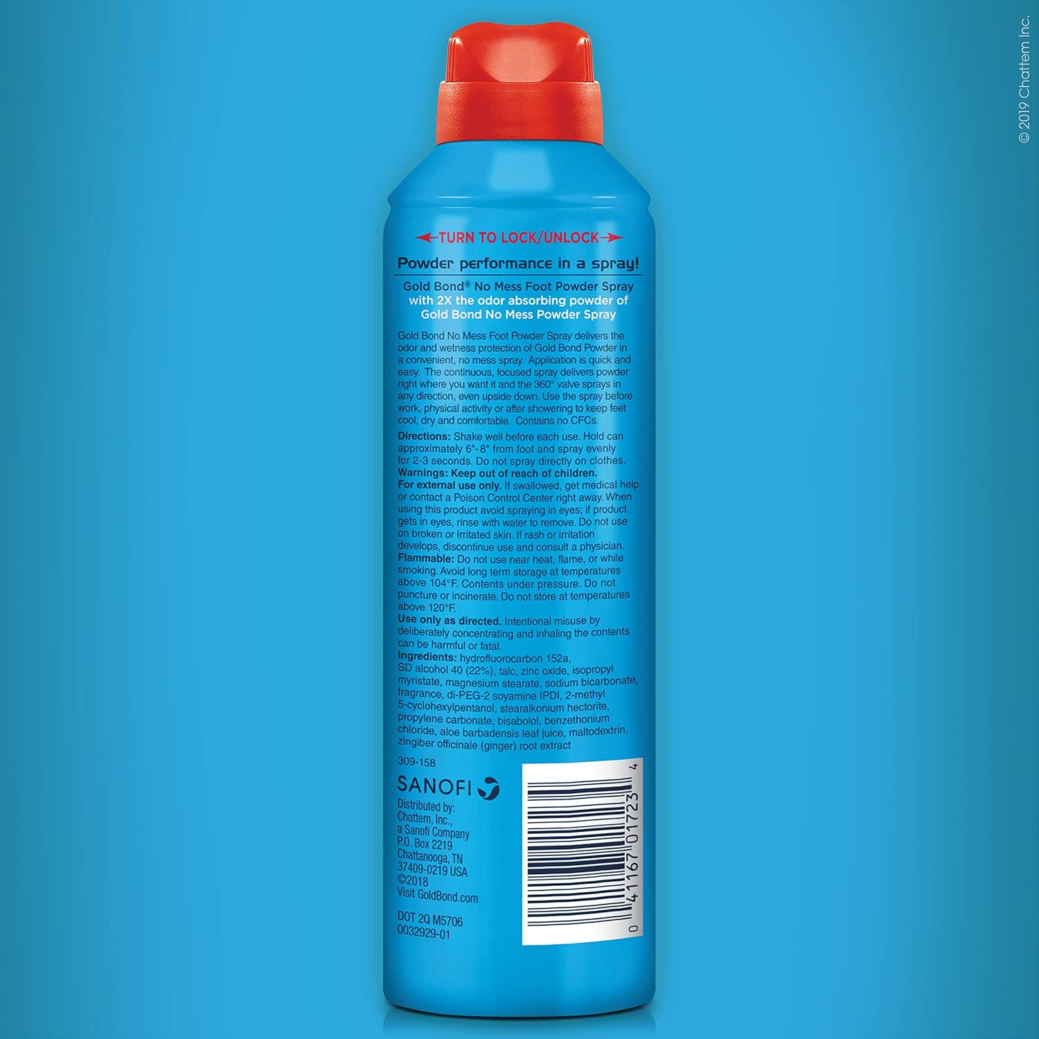 Gold Bond No Mess Foot Powder Spray Fresh 7 Ounce: Health & Personal Care