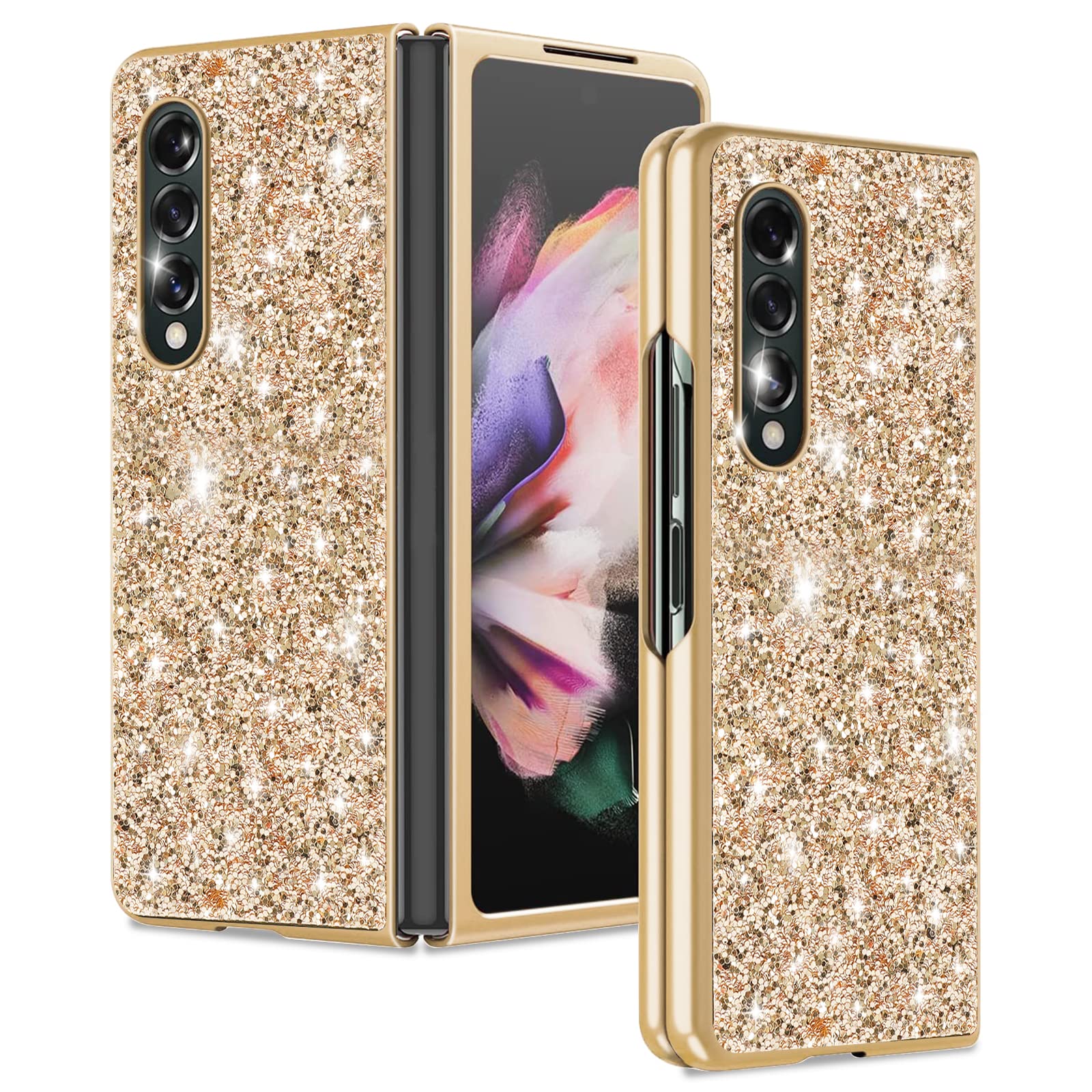 Z Fold 3 Glitter Case for Samsung Galaxy Z Fold3 5G