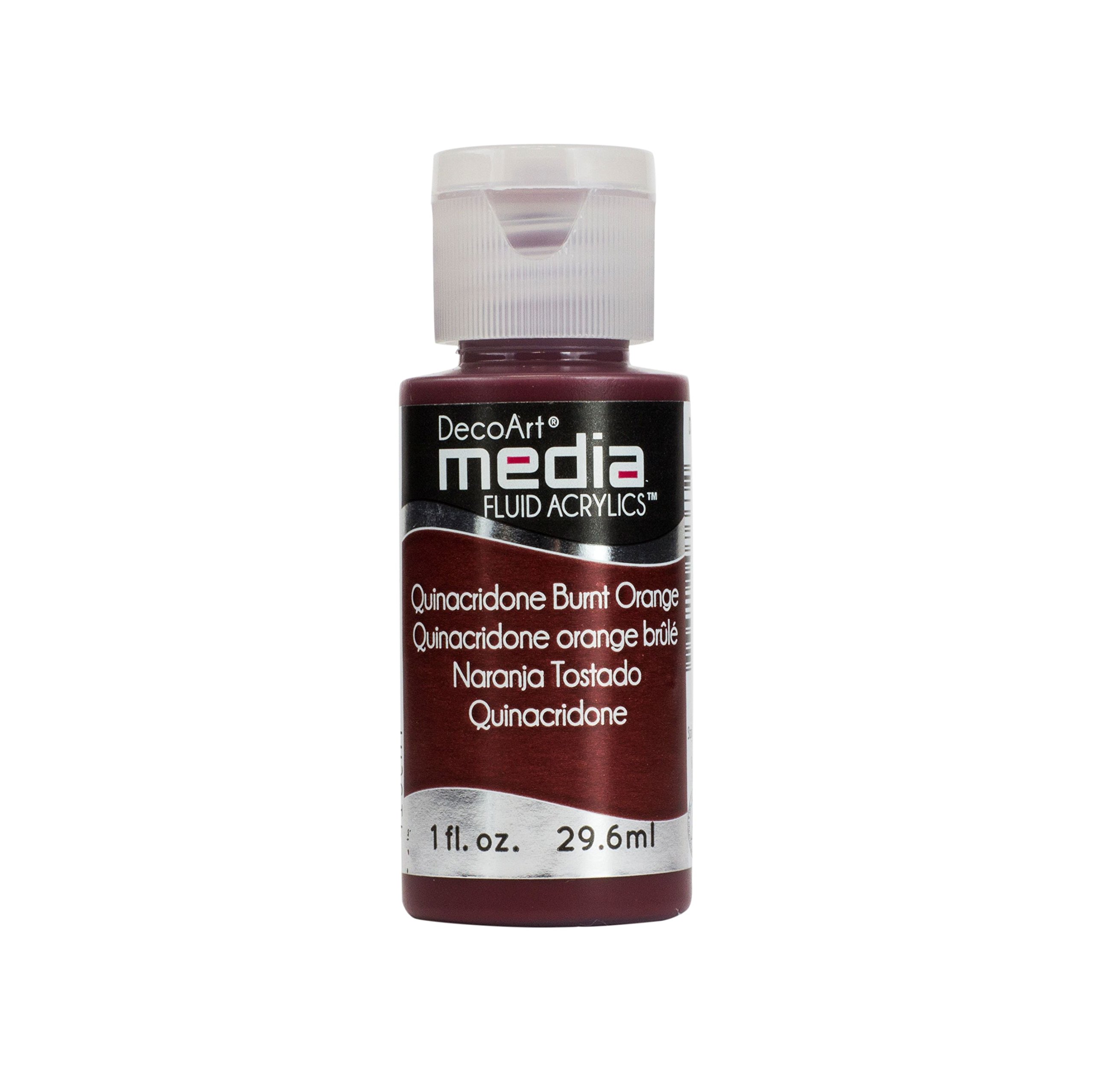 DecoArt Media "Q Brownt Orn Media Fluid Acrylic, Multi-Colour
