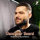 Red-Blooded Beard Roller 0.5mm Titanium Microneedle for Beard Growth & Hair view 4