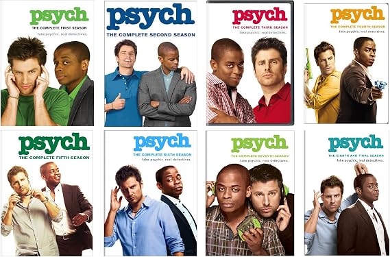 Psych: Seasons 1-8 (Dvd): Amazon.fr: DVD & Blu-ray