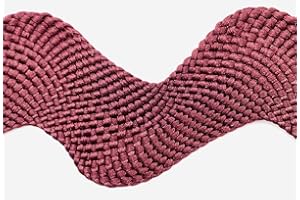 TRIMPLACE 1-1/8 inch Jumbo RIC Rac 12 Yards (Wine)