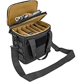 ProCase Tactical Gun Range Bag | Padded Duffle Bags for Pistols, Handguns, Magazines, Ammo, Gear, with Adjustable Dividers, for Hunting &amp; Shooting Range