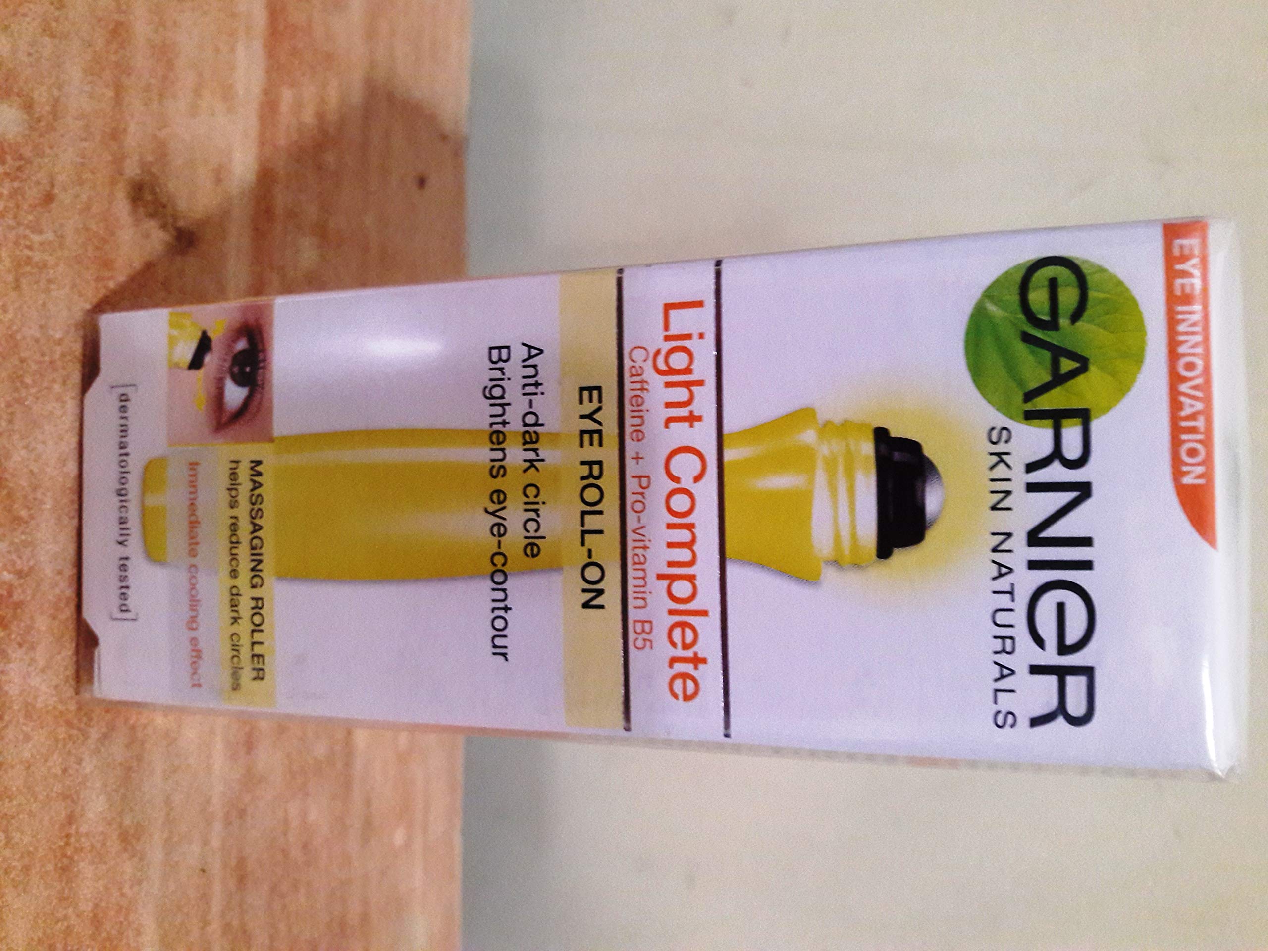 garnier white complete eye roll on