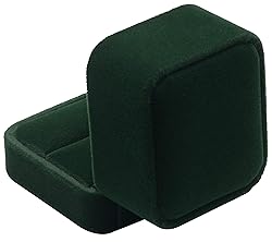 Giftop Velvet Single Ring Box Case Holder for