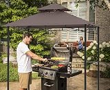 ABCCANOPY 5x8 Double Tiered Grill Gazebo Canopy Replacement Brown view 8