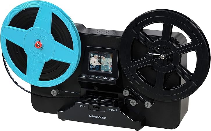 Magnasonic Super scanner de film 8/8 mm, convertit les films en vidéo