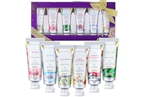 spa luxetique Hand Cream Hand Cream Set Gift for Women Hand Lotion with Natural Aloe and Vitamin E for Dry Skin Mini Travel Size Scented Hand Lotion for Women Birthday Gifts| 6 x 1.0 oz/30ml