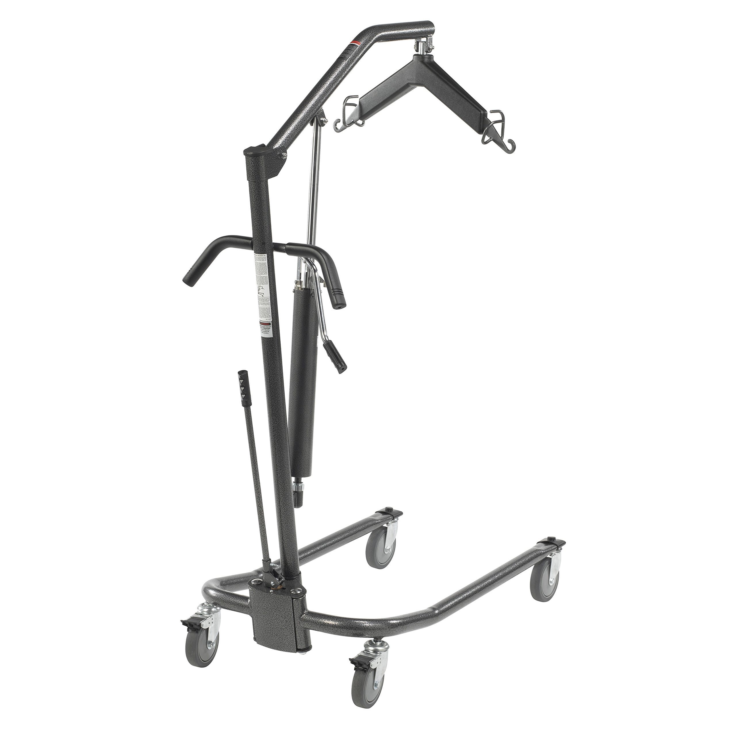 Drive Medical Hydraulic Patient Lift with Six Point Cradle, 5" Casters