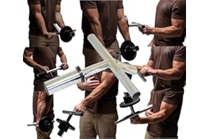 THE STRONG NECK The Strong Arm - Forearm and Wrist Strengthener, Grip Trainer, Forearm exerciser, wrist bar, hand barbell, forearm extensors trainer, Most Versatile Forearm Tool