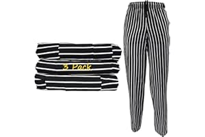 Natural Uniforms Chalkstripe Chef Cargo Pants-100% Cotton with Multi-Pack QTYS Available