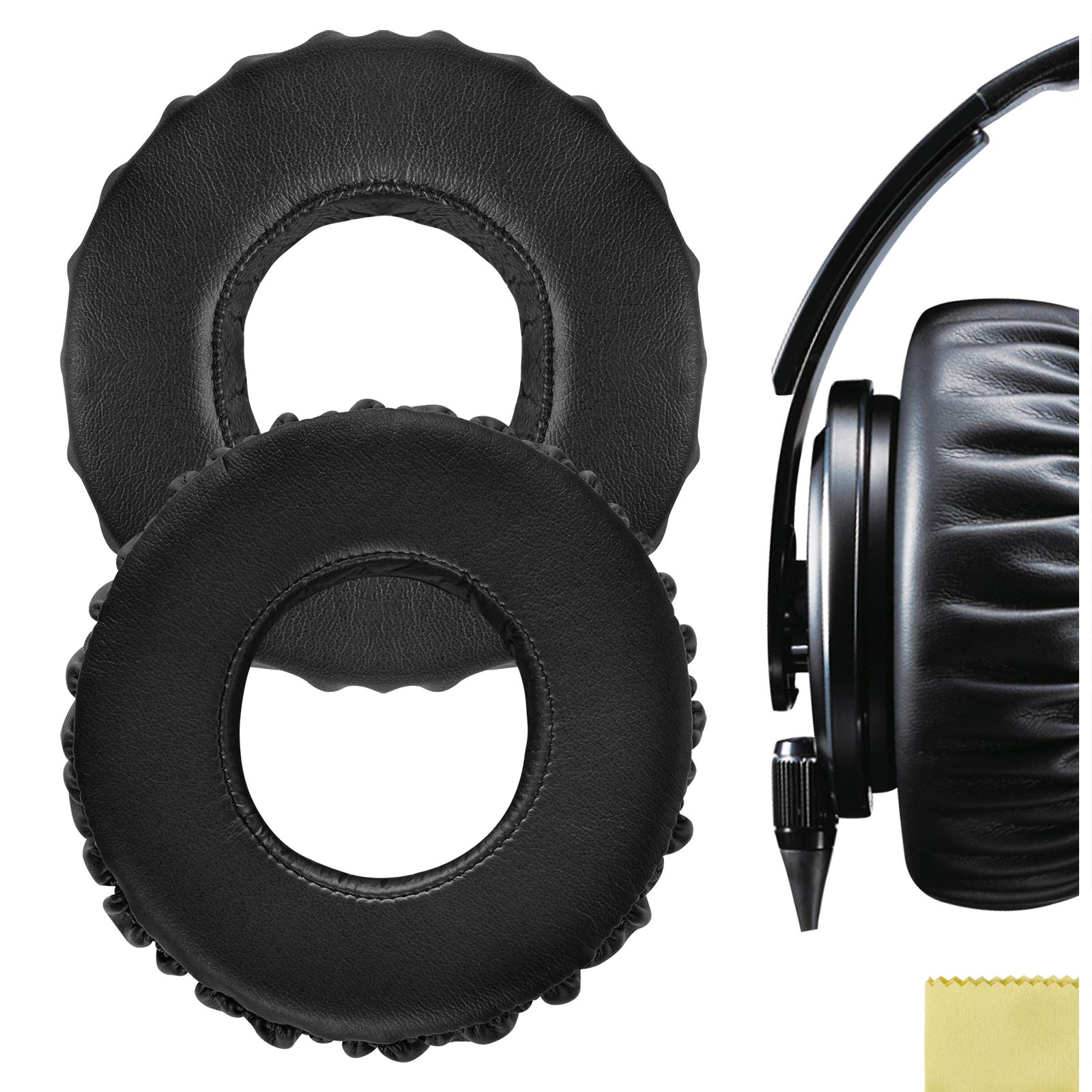 Geekria Replacement Ear Pads for Sony MDR-XB1000 Headphones Ear Cushions, Repair Parts (Black)