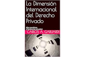 La Dimensión Internacional del Derecho Privado: (Ejes temáticos y tendencias actuales) (Spanish Edition)