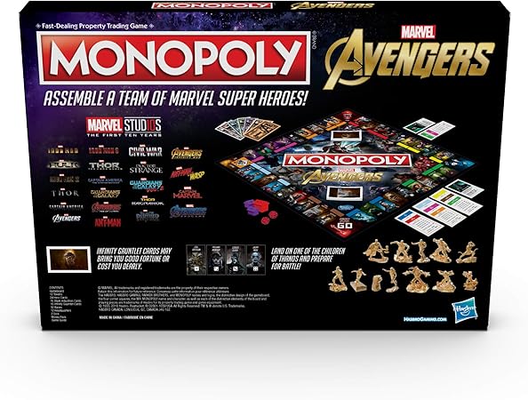 Hasbro Gaming Monopoly Avengers: Amazon.es: Juguetes y juegos