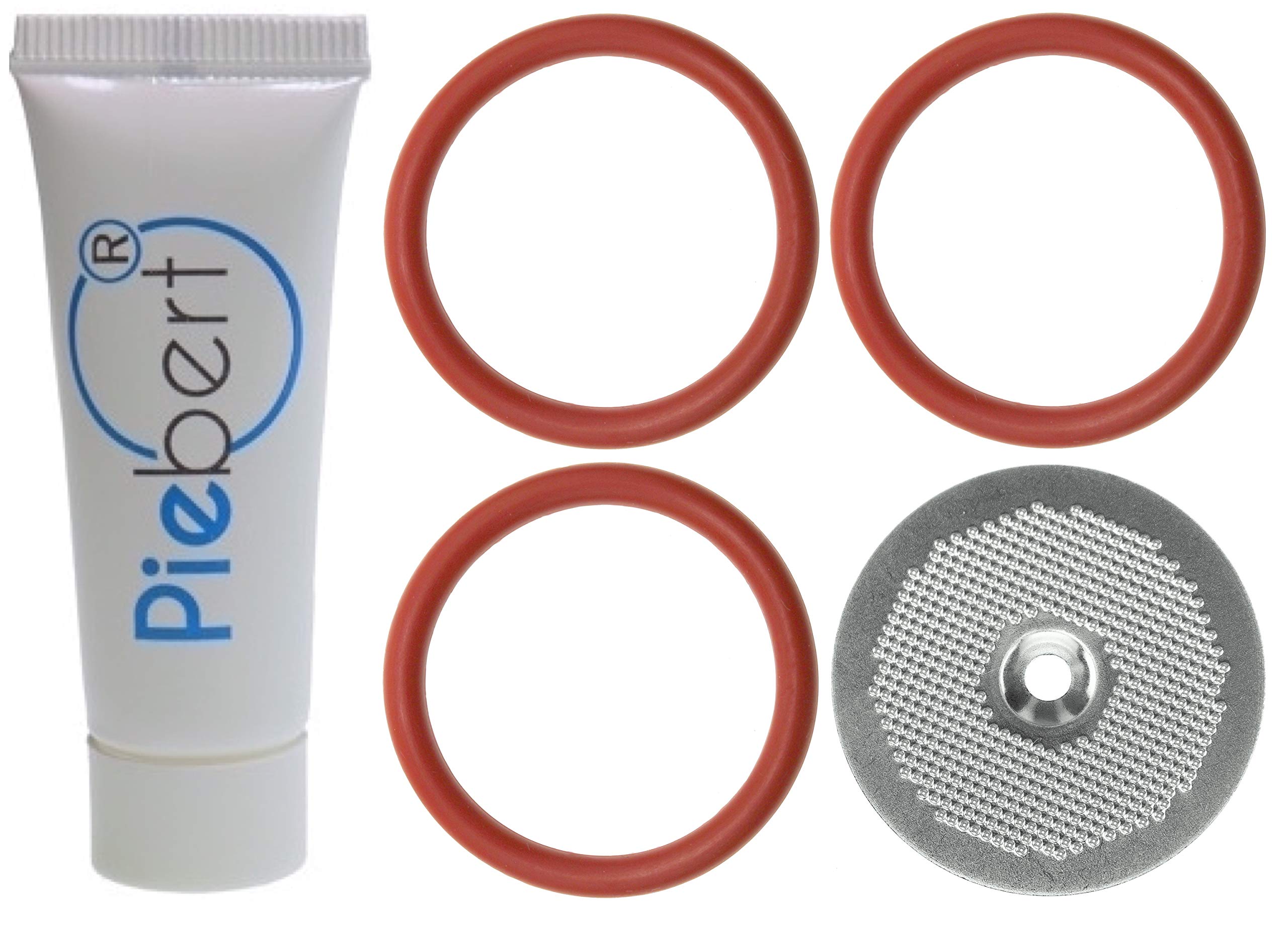 Piebert Care Set 200915 (5 Pieces) for all Delonghi Brewing Groups Including Instructions [QR Code]