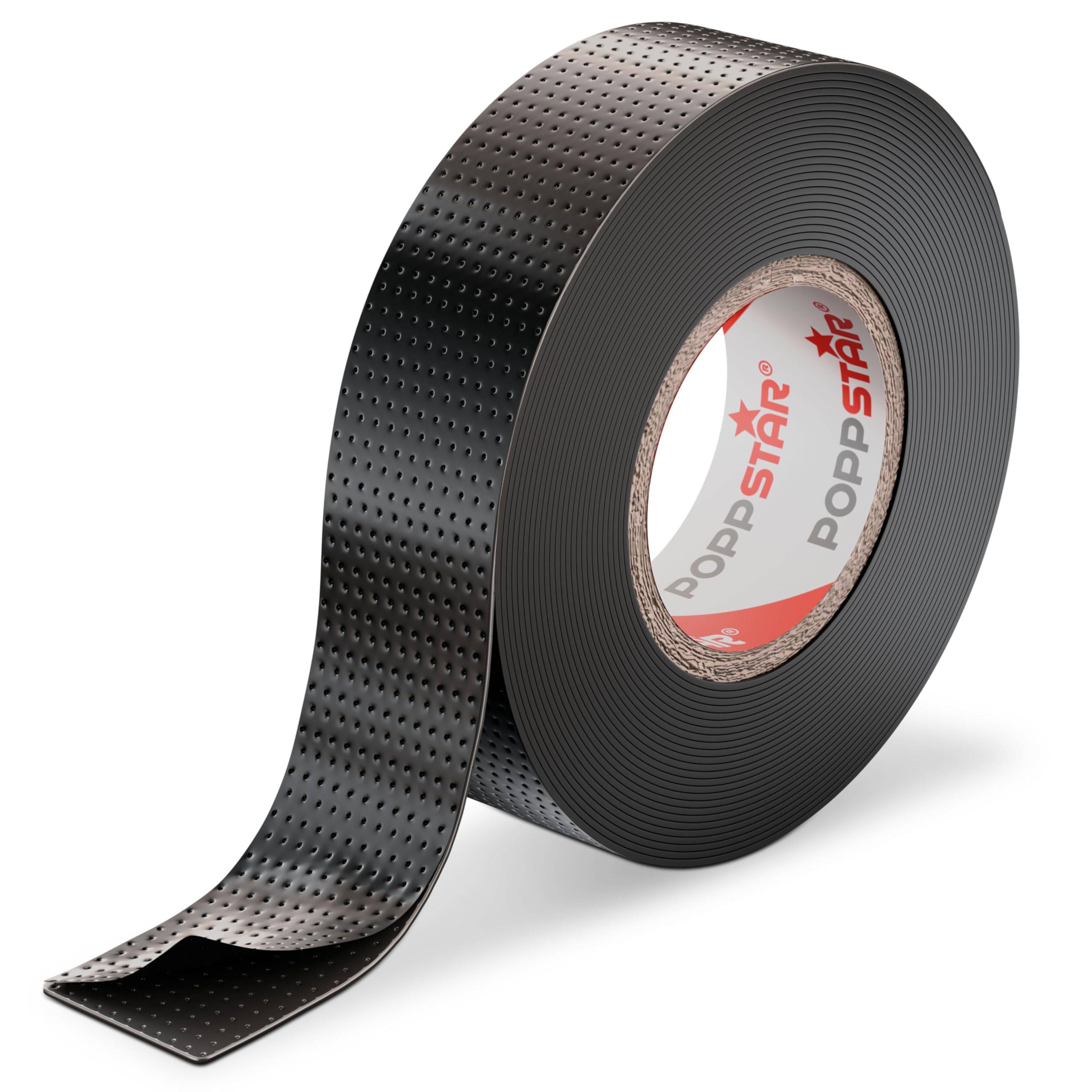 POPPSTAR 1x Self-fusing Universal Insulating Tape, Sealing Tape, LxWxH 5m x 19mm x 0.76mm, Black