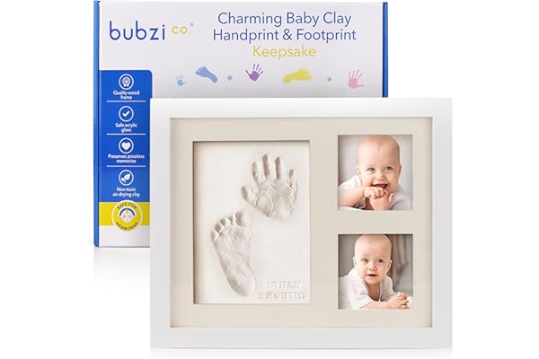 Baby Foot and Hand Print Kit, Baby Keepsake Frame