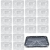 20Pcs 9 Inch Paint Roller Tray Liners Disposable Paint Tray Liners Paint Pan Liners Plastic Paint Tray Liner Bag Covers Large Paint Roller Tray Liner Set for House Walls Ceilings Painting