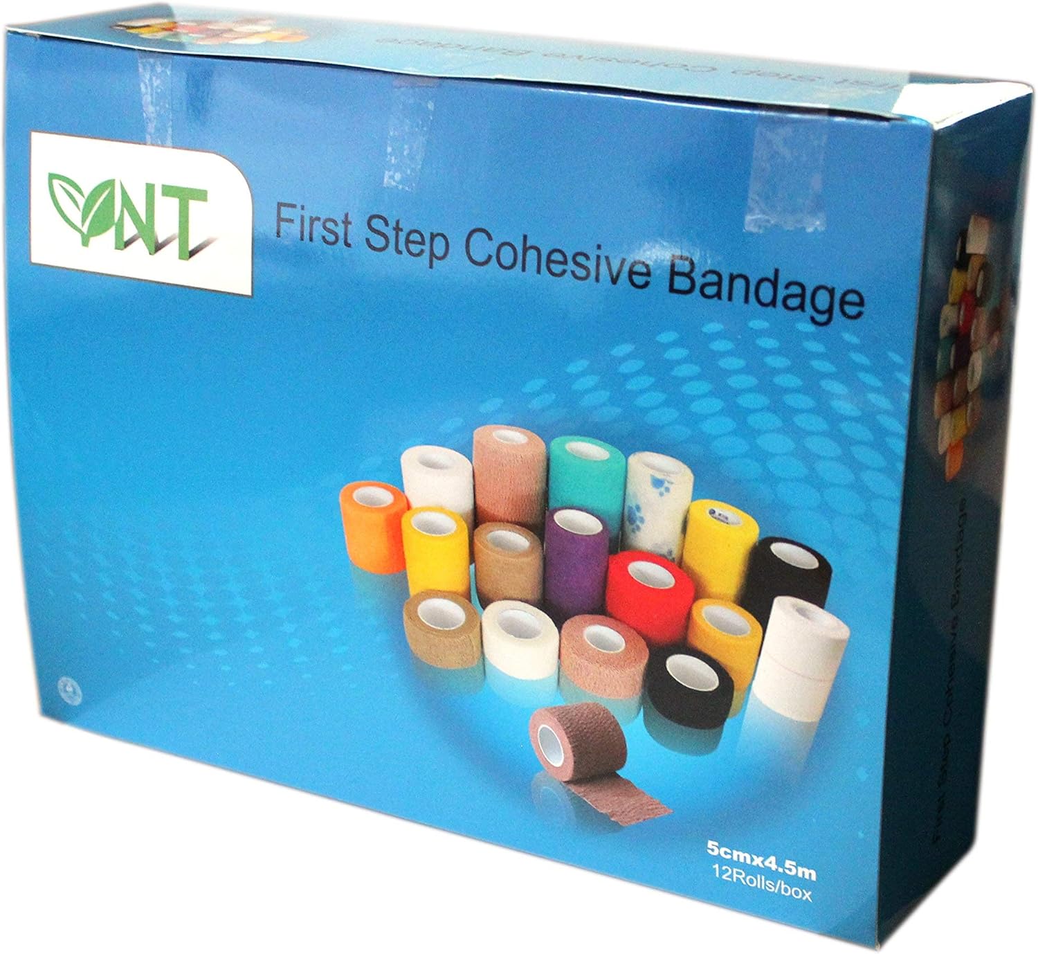 Nature Therapy First Step Cohesive Bandage 5cm x 4.5m (Blue, Box of 6), 4.5 m (Pack of 6) - Image 3