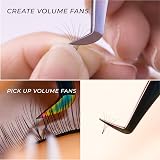 LLBA Lash Tweezers Professional Volume False Lash Application Tool Gold view 5