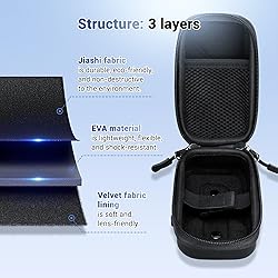 Hard Belt Camera Travel Case with Shoulder Strap