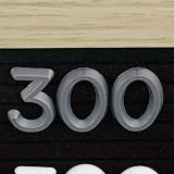 Relaxdays Black Changeable Board 25x25cm Retro Pegboard with 900 Symbols view 8