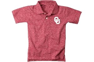Wes and Willy Youth Boys/Girls College Sports Fan Short Sleeve Polo Cloudy Yarn